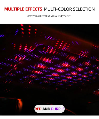 1pcs Car Interior Lights Roof Star Light USB LED Starry Atmosphere  Projector Decoration Night Party Decor Galaxy Light