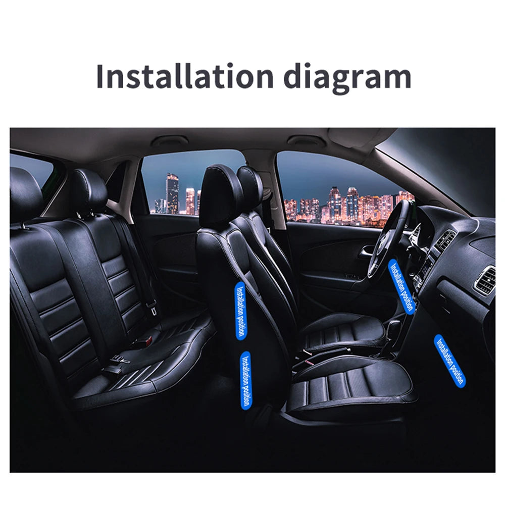 Neon Dual Control LED Car Interior Ambient Foot Light with USB Wireless Remote Music APP Control Auto Atmosphere Decorative Lamp