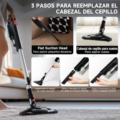 Enchen V3 Corded Handheld Vacuum Cleaner 650W Suction 18Kpa Capacity 1.2L Cable Length 5m Overheating Protection Portable Upright Vacuum Cleaner for Home Floor Carpet