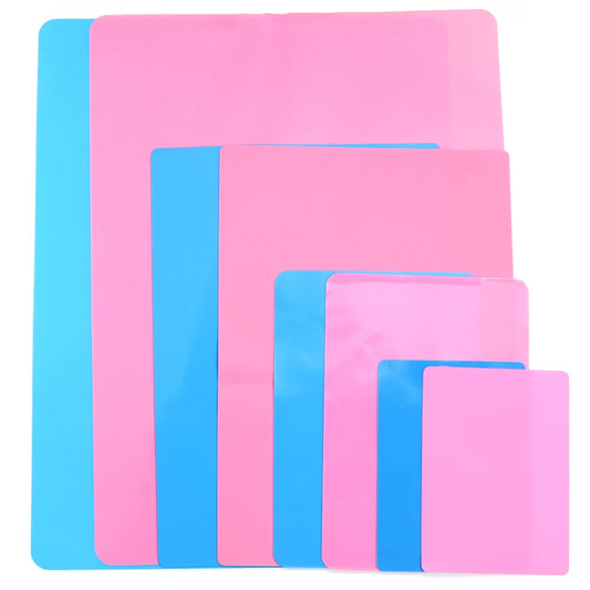 1PC Silicone Table Mat Pink Blue Resin Molds Waterproof Placemat Table Mat for DIY Jewelry Making Supplies Countertop Protector