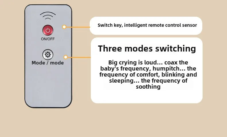 Baby Electric Soothing Palm Sleep Pillow Newborn Heated Remote Control Simulated Palm Slapping Sleep Pad Baby Care Accessories