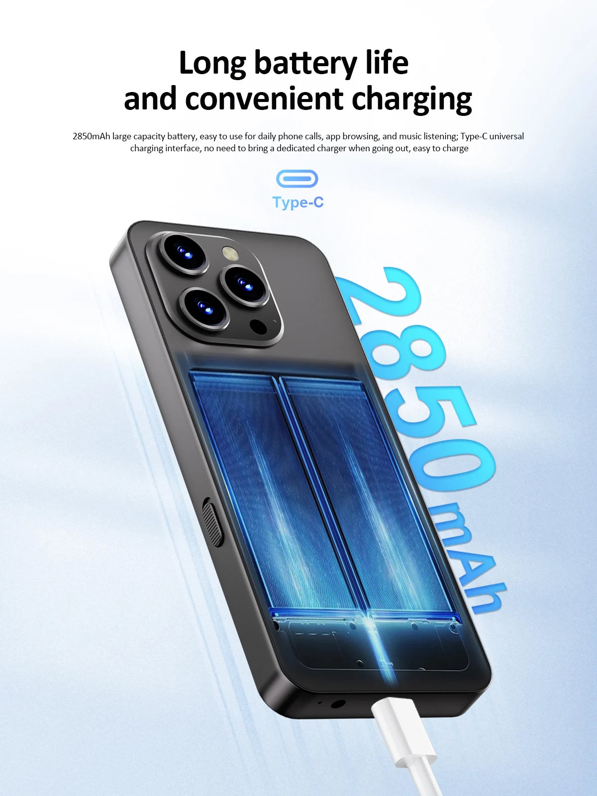 SERVO F26 PRO 3.5-inch Touch Screen Button Smartphone 4G LTE Dual SIM Android 11.0 2GB+16GB Play Store GPS Quick Dialing FM Flashlight Type-C Smart Phones