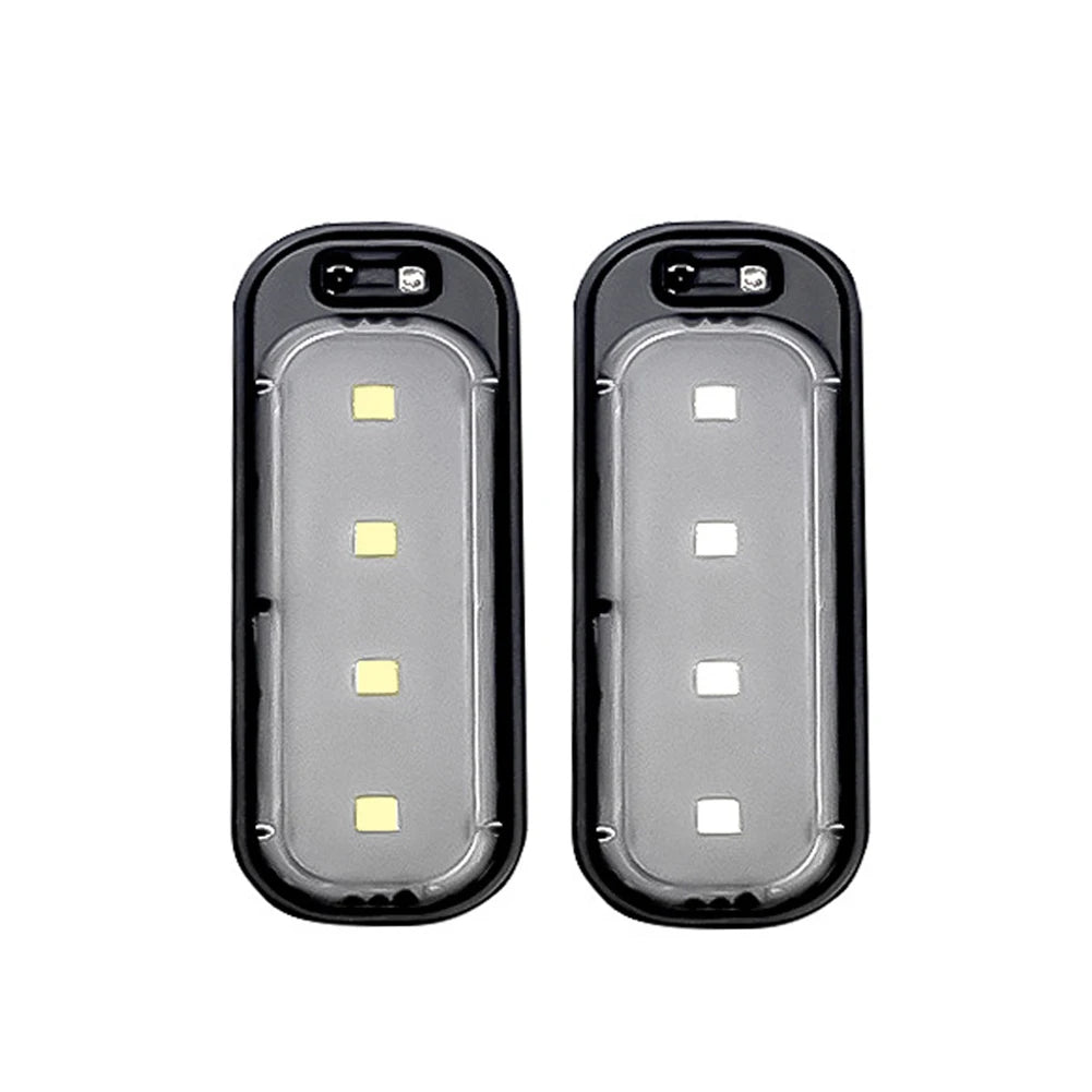 Wireless RGB Car Door Welcome Light Auto LED Decoration Ambient Lamps USB Charging Door Light Safety Anti-collision Signal Lamp