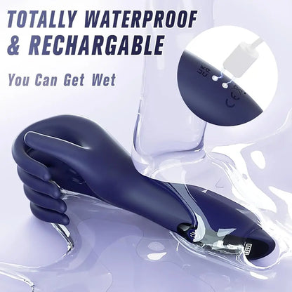 Glans Trainer for Men Powerful Vibrating Penis G Spot Masturbator Soft Fingertip Prolong Endurance Massage Vibrator Erotic Toys