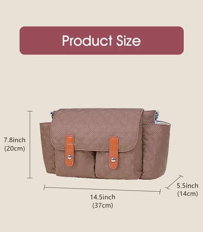Stroller Organizer Bags Magnetic Buckle Mummy Travel Hanging Bag Bottle Holder Pram Diaper Bags Baby Stroller Accessories