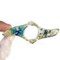 1/2/3 Pcs Dried Flower Resin Book Page Holders Colorful Clear Thumb Rings Book Page Holder Bookmark Gift for School Office Women