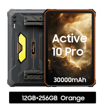 Blackview Active 10 Pro Rugged Tablets 5G MTK 7300 Octa Core, 11" FHD+ Display, 12GB 256GB/512GB, 30000mAh Battery, 108MP Camera