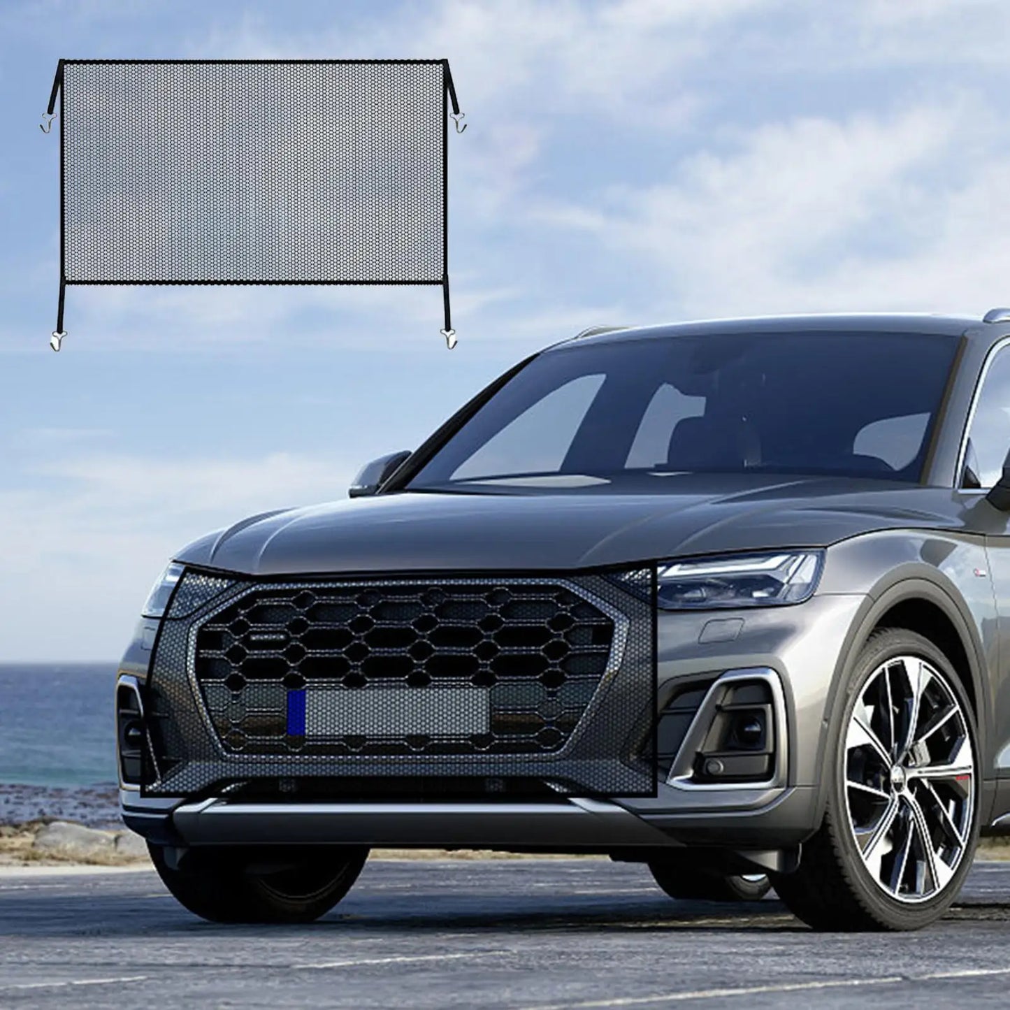 Car Grill Mesh Car Water Tank Net Barrier Rat Resistant Anti Insect Car Condenser Protect Net Bugs Repellant Air Radiator