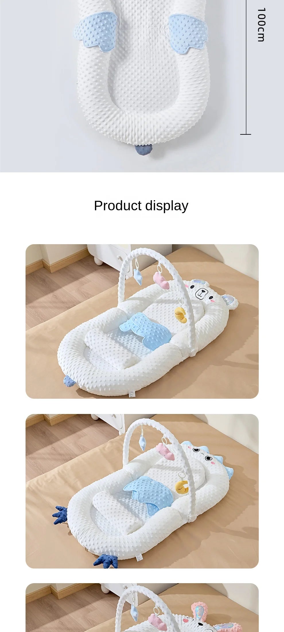 Lazychild Bed In Bed Baby Lying Down Sleeping Soundly Newborn Sleeping Pad Multifunctional Safety Device Gift Set Drop-shipping