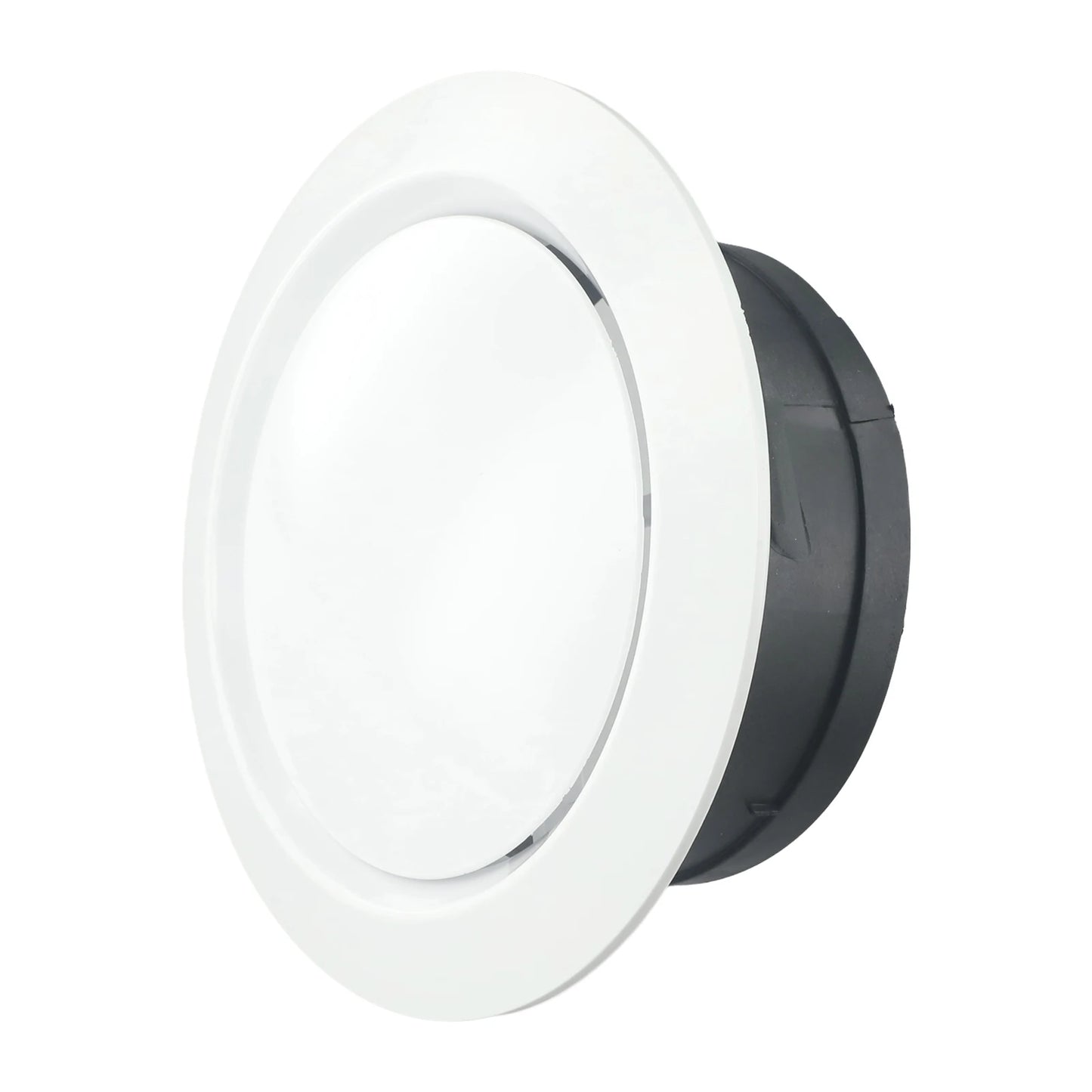 Exhaust Hood ABS Air Vent Extract Valve Grille Round Diffuser Ducting Ventilation Cover Air Volume Cooling Vent 75mm 100mm 125mm