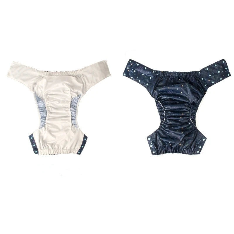 Breathable Adult Cloth Diaper Waterproof Old Man's Diaper Pants Reusable Diapers Trouser Pocket Anti-leak Breathable Nappy Pads