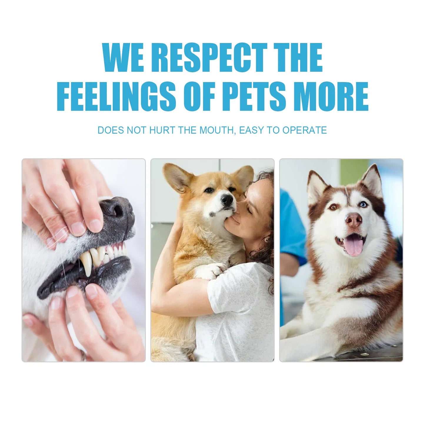 YEGBONG Pet Toothpaste Edible Formula Tartar Control Freshens Breath Gentle Oral Cleaning for Dogs Cats All Breeds Daily Use