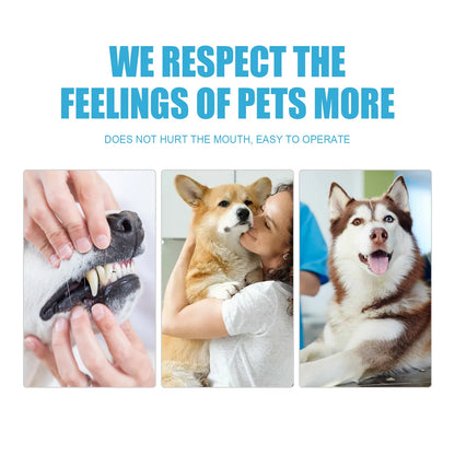YEGBONG Pet Toothpaste Edible Formula Tartar Control Freshens Breath Gentle Oral Cleaning for Dogs Cats All Breeds Daily Use