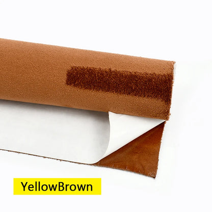20x30-100*143cm Synthetic Leather Self-adhesive Fabric Suede Adhesive Fabrics By Meter Car Interior Door Velvet Cloth DIY Trims