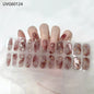 16/20/22Tips Semi-Cured Gel Nail Wraps Full Cover Manicure DIY Waterproof Long Lasting Gel Nail Stickers set for UV Lamp Need