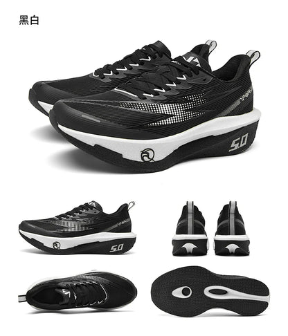 Running Shoes Men Sports Carbon Board Speciality Marathon Breathable Lightweight Women's Comfortable Athletic Nonskid Sneakers