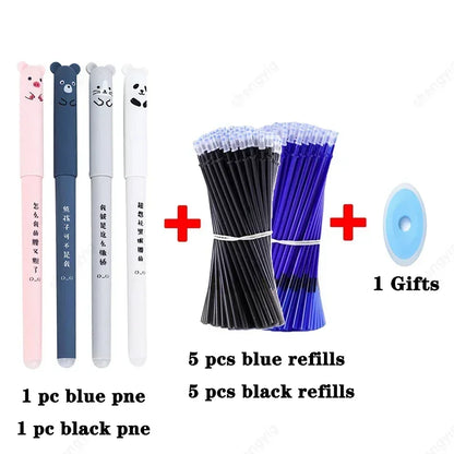 14 Pcs Erasable pens gel pen sketch Writing Stationery for Notebook school supplies office cute pens pen pencil cute pens