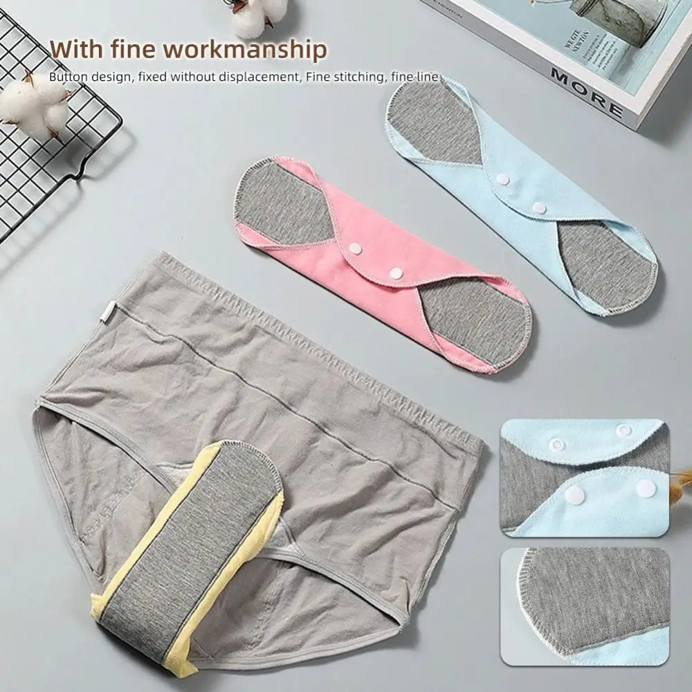 Reusable Adult Diaper Cotton Washable Panties Panty Liners Elderly Prevent Urine Leakage Feminine Hygiene Pad Period