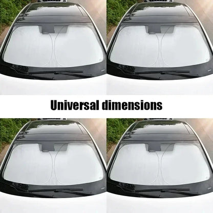 Car Windshield Sun Shade Cover Foldable Visor Protector Interior Anti UV Sun Windscreen Folding Parasol Car Accessories