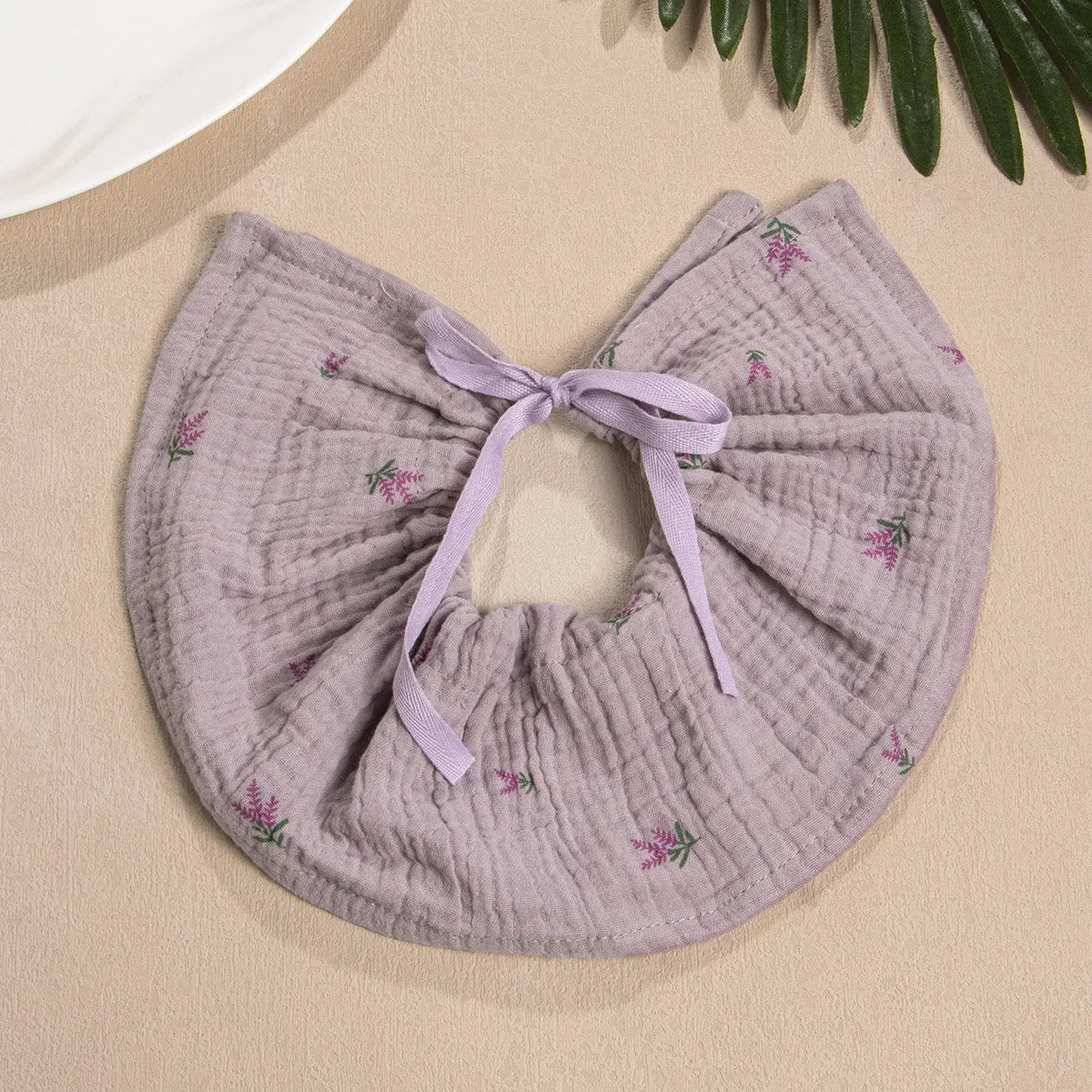 New Cute Drawstring Baby Bibs Newborn Cotton Gauze Saliva Towel Burp Cloths Bandana Scarf for Boy Girl Soft Feeding Drool Bib