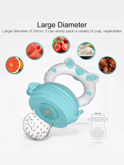 Baby Fruit Feeder Newborn Pacifier Fruit Food Feeding Cute Shape Baby Reborn Silicone Pacifiers For Babies Baby Toys
