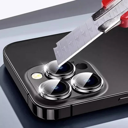 2-3Pcs Blue Colour Metal Lens Ring For IPhone 17 16 15 14 Pro Max Camera Protector Covers For IPhone 13 Pro Max Full Cover Glass