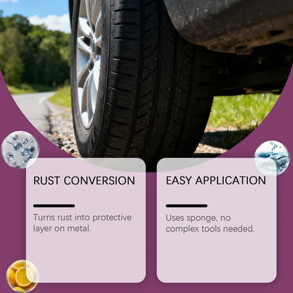 Car Rust Remover Spray Safe for Auto Paint Metal Surface Treatment for Chassis, Wheels, Tools Prevents Corrosion Degreaser 100ml