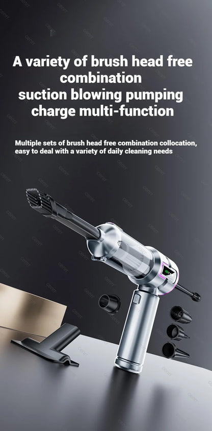Car Vacuum Cleaner Mini Powerful 998000PA Portable Home Appliance Handheld Blower  Vacuum Cleaner for Car Cleaner