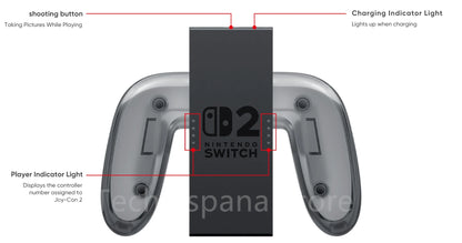 Nintendo Switch 2 Portable Game Console, 7.9 Inch Screen, 120Hz, with Joy-Con 2, Hdr, Magnetic Tv Mode, Laptop Pc