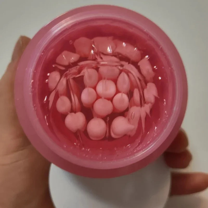 Korean PDRN Pink Collagen Capsule Cream with Niacinamide Cream for Uneven Skin Tone Lightweight Face Moisturizer Non Greasy care