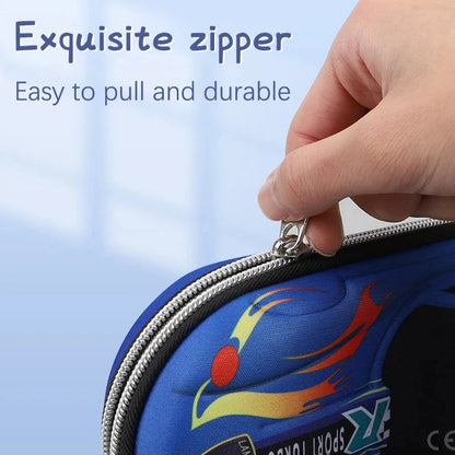 Ce Pen3D Racing Car Pencil Cases Cartoons School Pencil Case For Children Stationery Box EVA PU Plastic Pen Case Boyut Bag