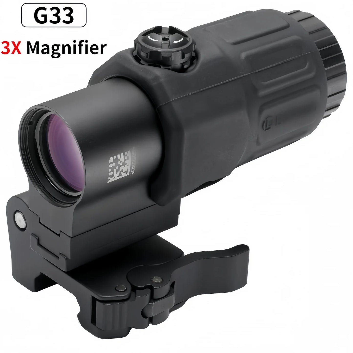 Tactical  G33 G43 G45 Sight Fixed 3X 5X Magnifier Scope with Quick Disassembly and Flipping for Airsoft Hunting Collimator