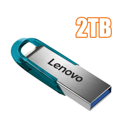 Lenovo 2TB USB 3.2 Metal Flash Drives Super High Speed Pendrive 1TB 512GB Pen Drives Portable USB Stick For Car Phone Computer