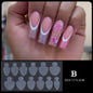 12pcs Manicure Paper Matte Paperless Tray Auxiliary For Nail Art Decorations Paperless Holder Extension Adhesive