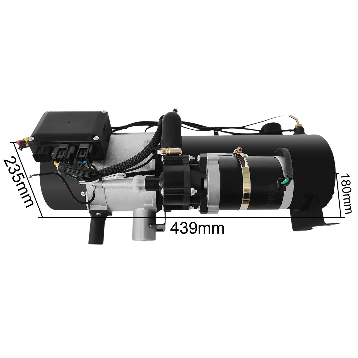 SIHAO 10KW Heavy‑Duty Water‑Type Diesel Heater, 12V‑24V Universal Vehicle Preheater, Robust Fuel Heating Unit for Automobile Engine Warm‑up and Passenger Cabin Heating Work