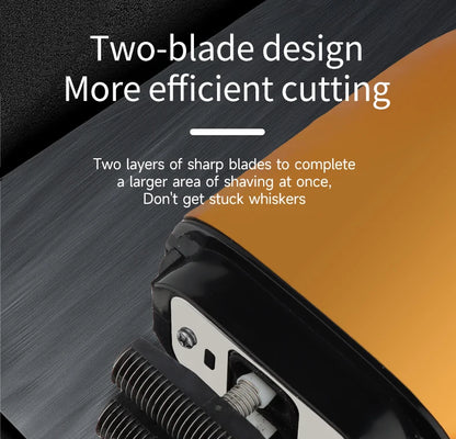 HIENA Shaving Machine Men Electric Shaver Hair Clipper Rechargeable Metal Housing Pro Electric Shaver for Men Electric Home