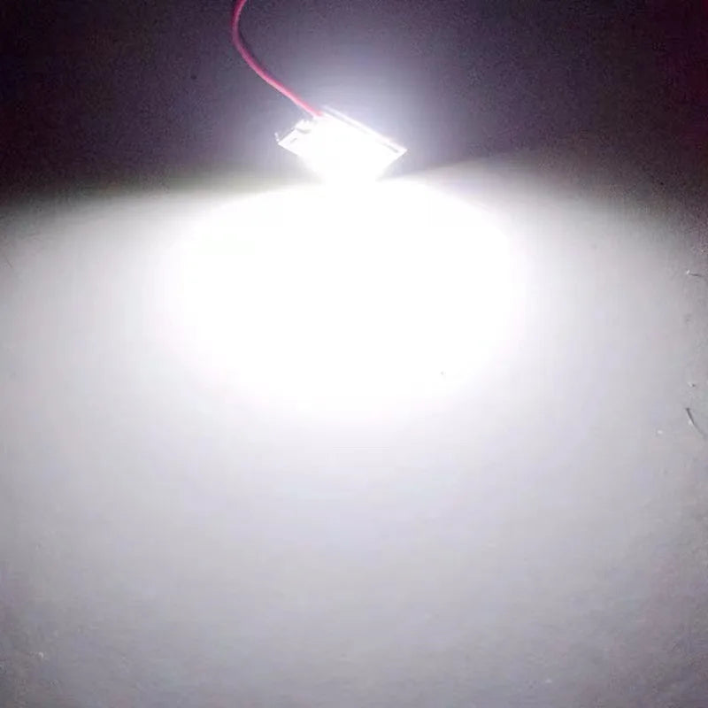 Auto Interior Reading Lamp T10 C5W Car Led Cob 16/24/36/48SMD White12V Car Interior Panel LED Lights Lamp Bulb Car Dome Light