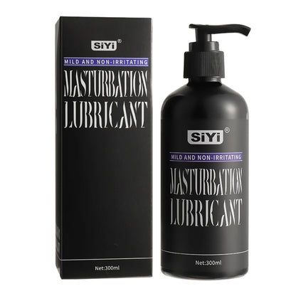 Silicone-Based Lubricant with Press Pump Stringy Anal Lube Love Gel Suitable for Man Woman Gay Lesbian Couples Pleasure Sex Shop