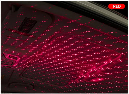 LED Starry Sky Projector Night Light Romantic USB Night Light Adjustable USB Car Lights Auto Roof Ceiling Lamp Bedroom Light