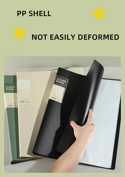 A3 Side-Entry Art Portfolio for Students - Painting Folder, Poster, Sketch Paper, Insert Pockets, Certificate Holder 20-60Pages