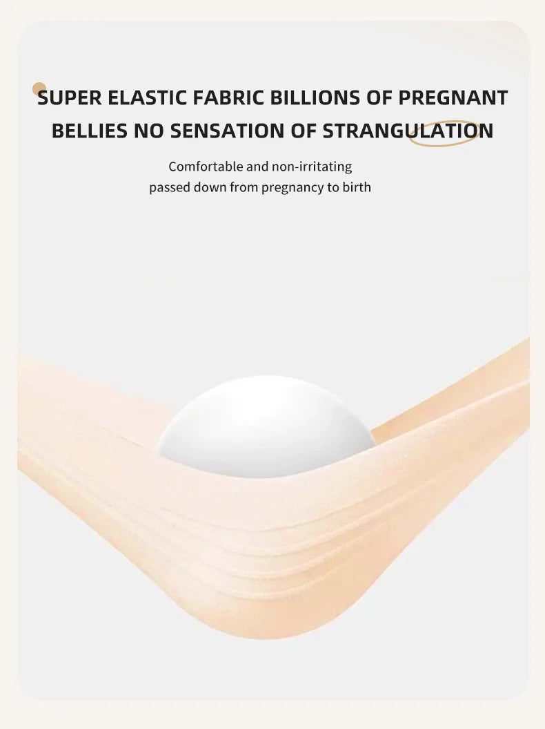High Waist Seamless Maternity Pants Pregnant Women Comfortable Safety Panties Knickers Ladies Pregnancy Short Leggings Underwear