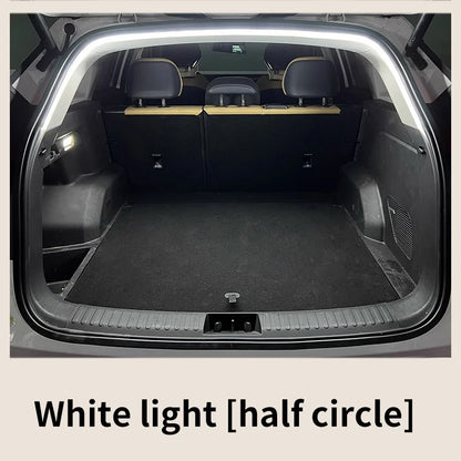 1Set Car High Brightness Trunk Lighting Ambient Light Interior Decoration LED Wiring Free Automatic Sensing Tailgate Light Strip