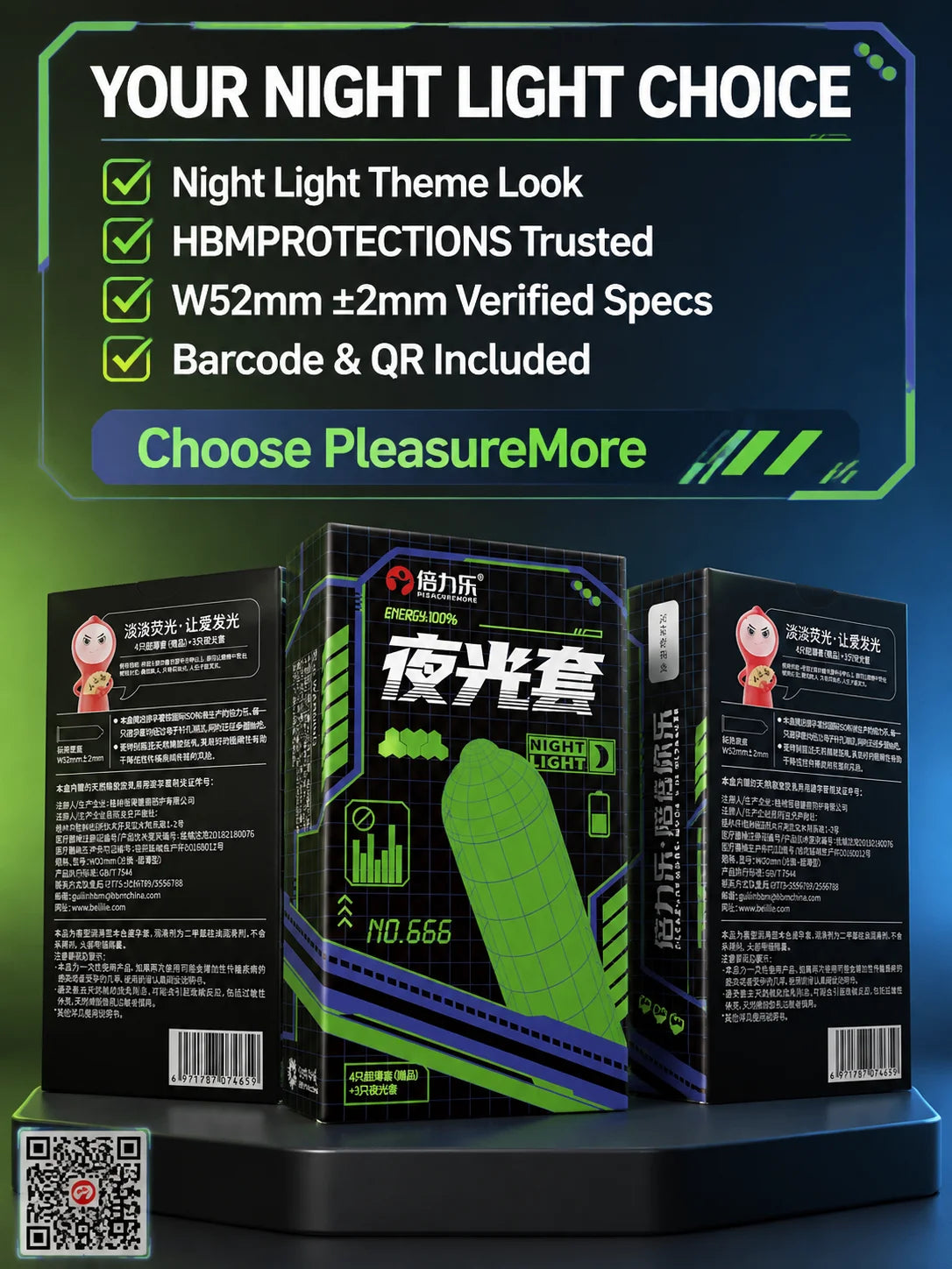 Glow in the Dark Condoms Set 7pcs Ultra Thin Lubricated Natural Latex Men Novelty Fun Night Sensual Romantic Touch Fit Beilile