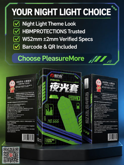 Glow in the Dark Condoms Set 7pcs Ultra Thin Lubricated Natural Latex Men Novelty Fun Night Sensual Romantic Touch Fit Beilile