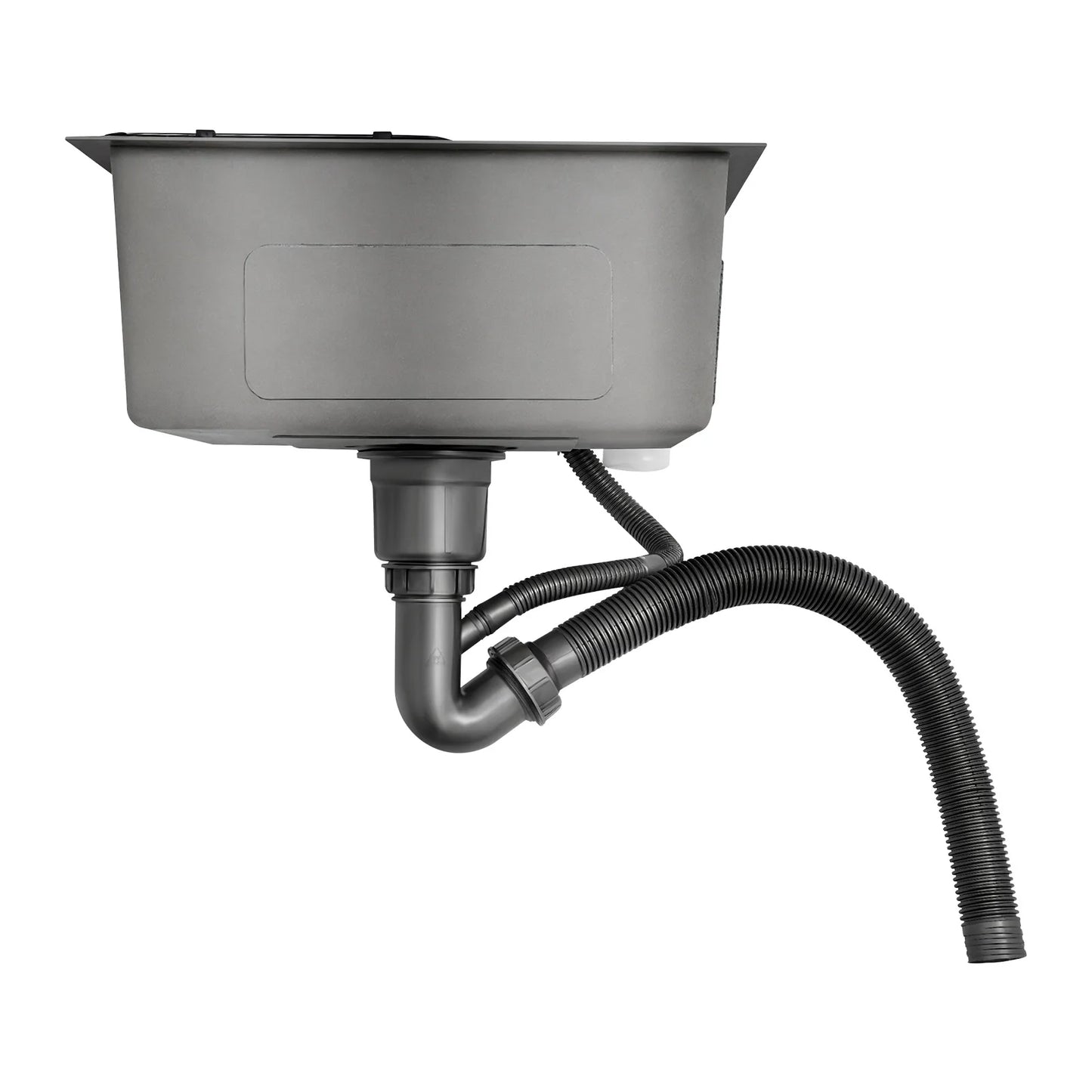 High-Class Kitchen Sink Complete Set,45*40*20Cm,201 Stainless Steel Durable Large Capacity Clean Sink，Single Bowl Black Sink