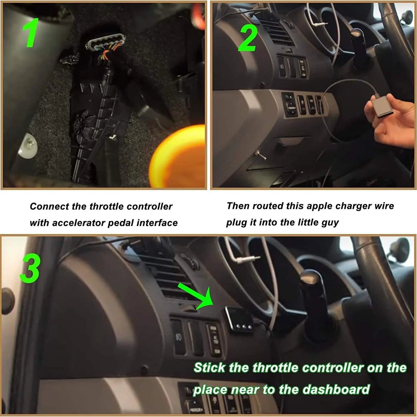 9 Drive 9-Mode Throttle Controller Racing Accelerator Potent Booster Tuning Parts Accessory for Jeep Wrangler JK 2007-2018 (Gree
