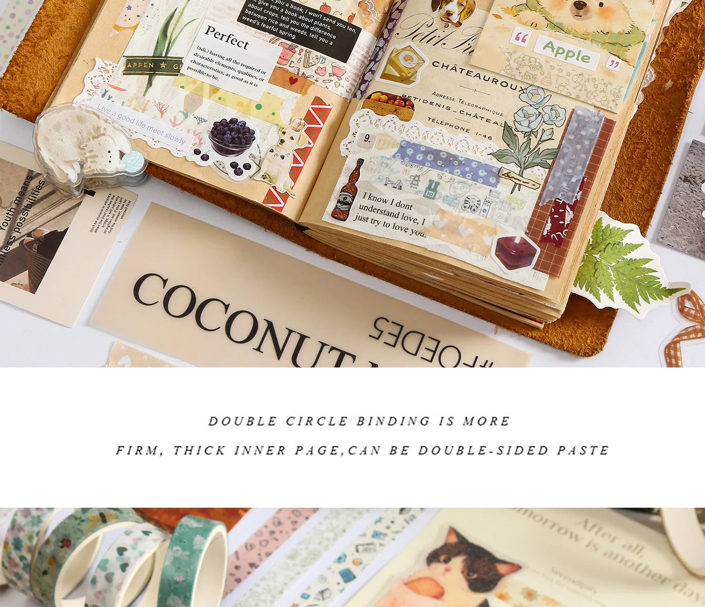 MINKYS 5pcs/set Basic Grid Star Decorative Tape Cute Cartoon Creative Washi Tape School Stationery