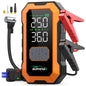 Car Battery Jump Starter with Air Compressor, 12V 1000A/1500A PEAK 26800mah Portable Car Jump Starter with 150 PSI Inflator (for ALL Petrol or 10L Diesel), Emergency LED Flashlight