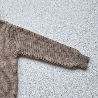 MILANCEL Spring Autumn New Kids Infant Sweaters Turtleneck Boys Pullover Boys Knitwear Girls Base Sweater