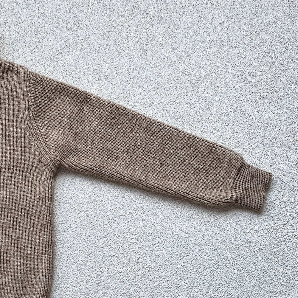 MILANCEL Spring Autumn New Kids Infant Sweaters Turtleneck Boys Pullover Boys Knitwear Girls Base Sweater